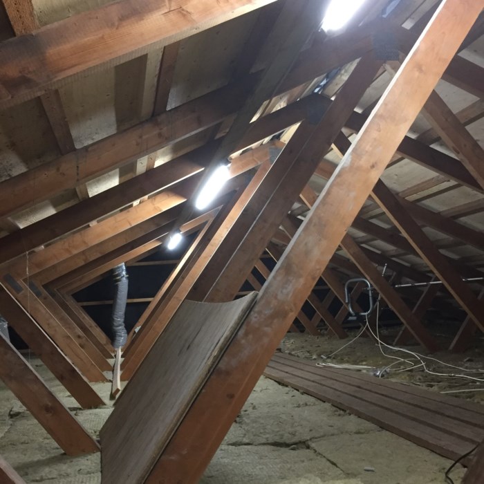 Projekt ny isolering på loft