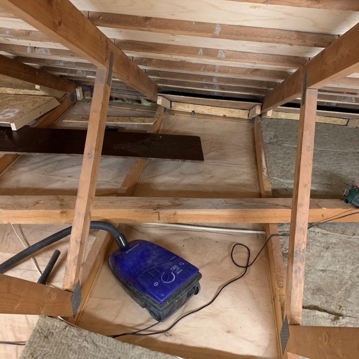 Projekt ny isolering på loft