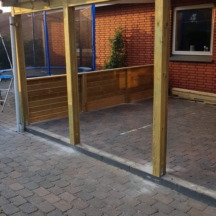 Overdækket terrasse...