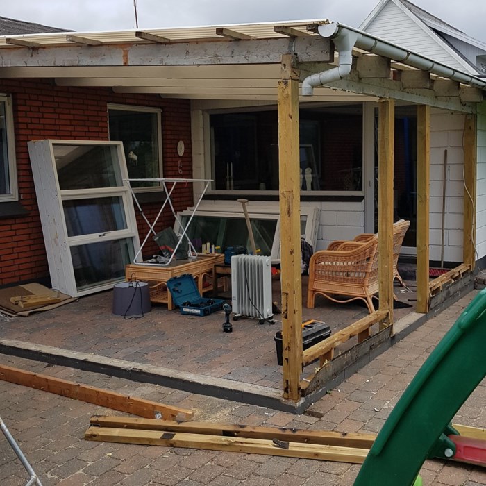 Overdækket terrasse...
