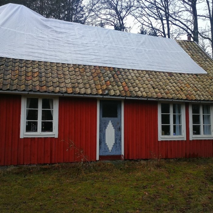 Rønnen sættes i stand.
