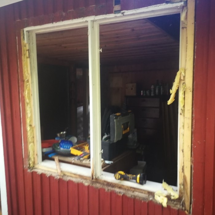 Rønnen sættes i stand.