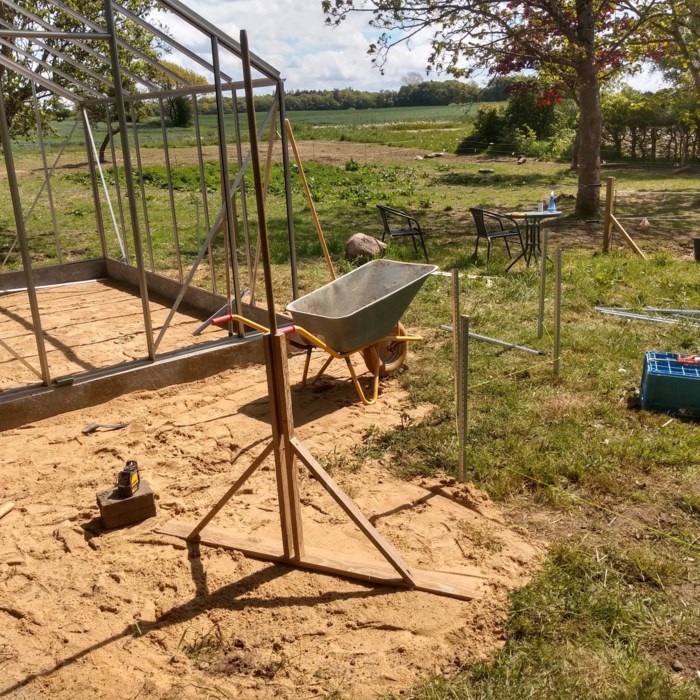 terrassen og Drivhus projekt