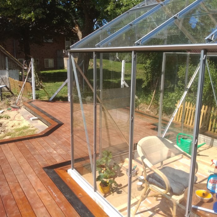terrassen og Drivhus projekt