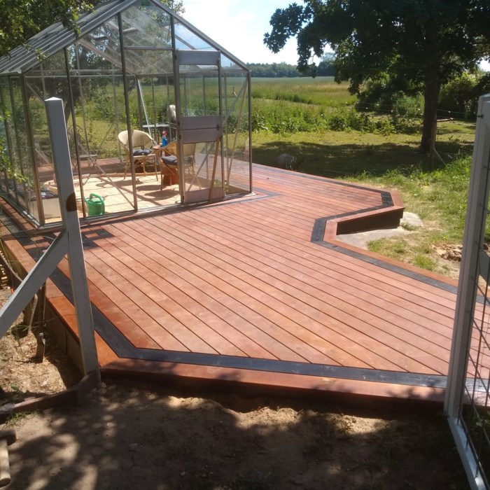 terrassen og Drivhus projekt