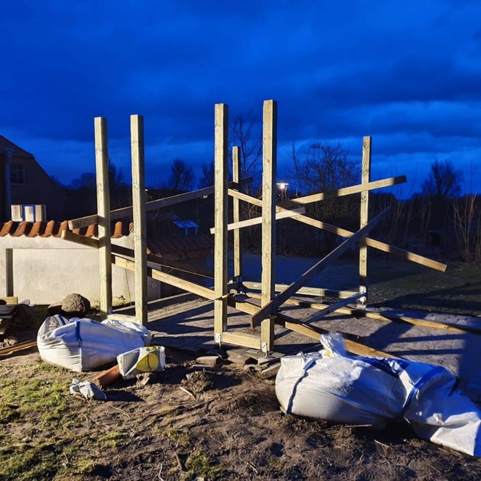 14,5m2 Skur med 2 rum