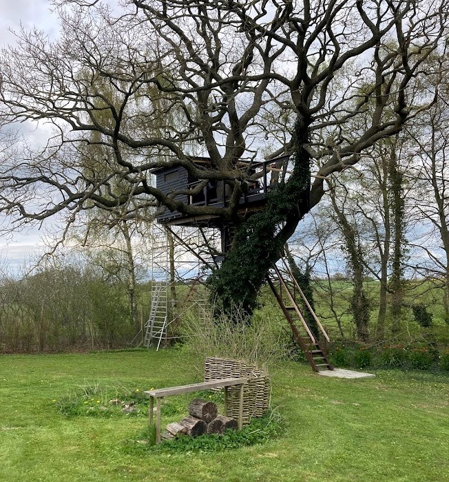 Et hus i et træ
