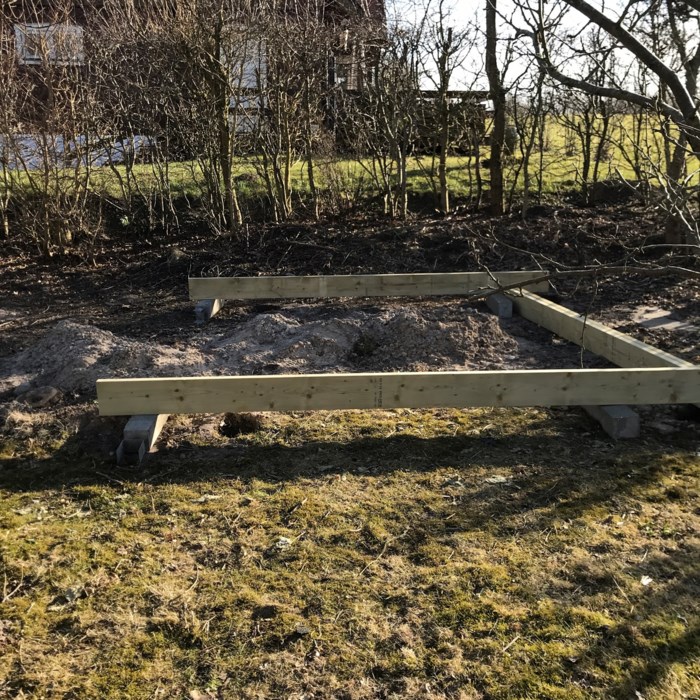 Anneks, på punktfundament