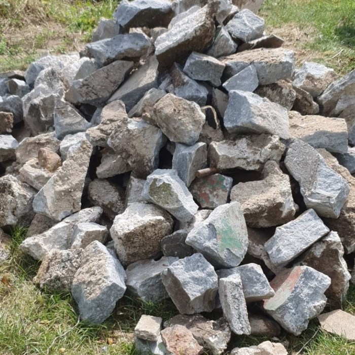 støbt fundament...