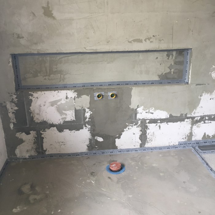 Totalrenovering af badeværelse