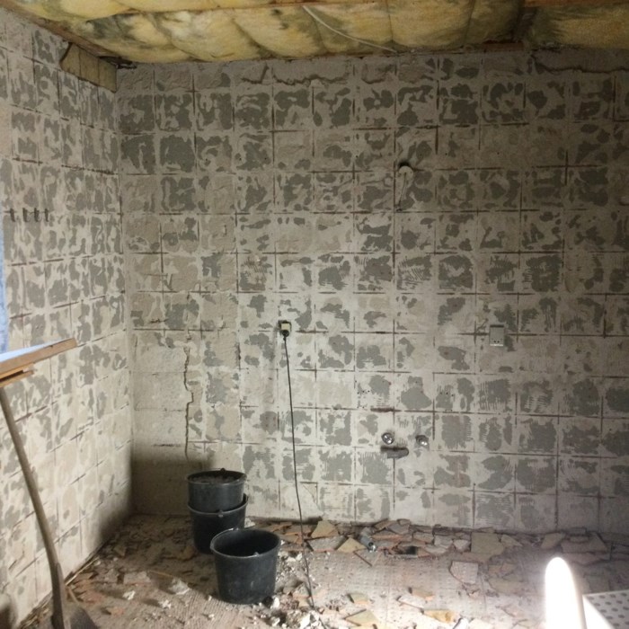 Totalrenovering af badeværelse