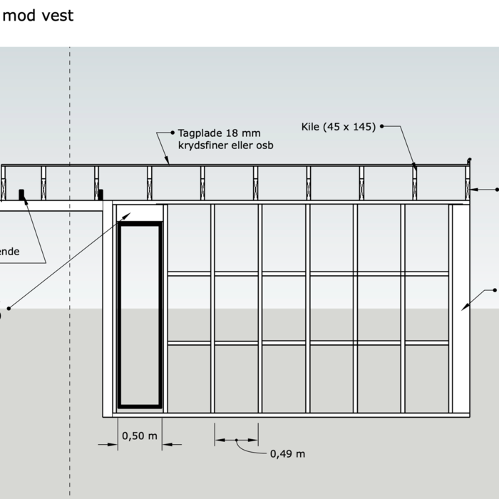 Tilbygning til ældre Kalmarhus