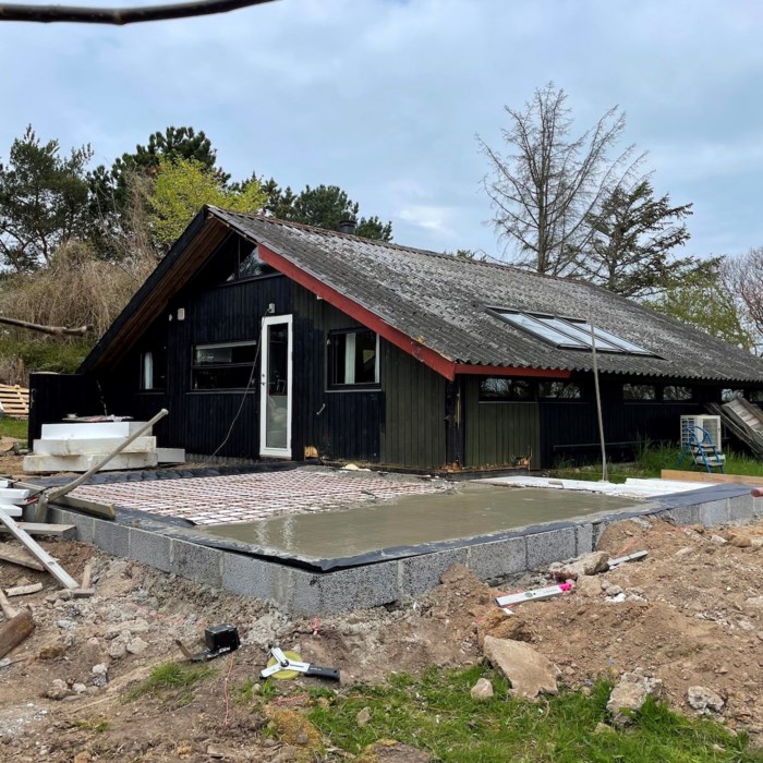 Tilbygning til ældre Kalmarhus
