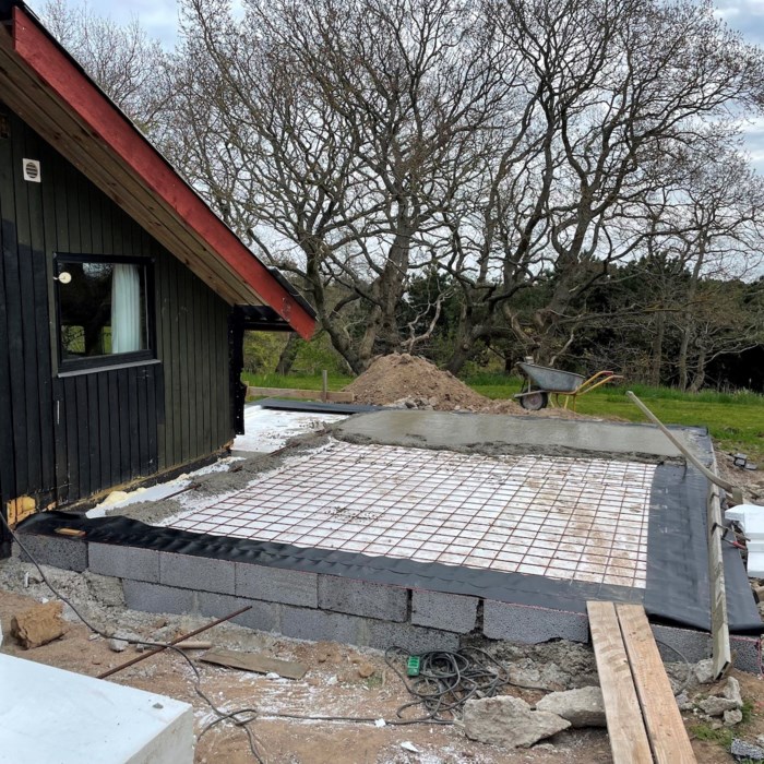 Tilbygning til ældre Kalmarhus