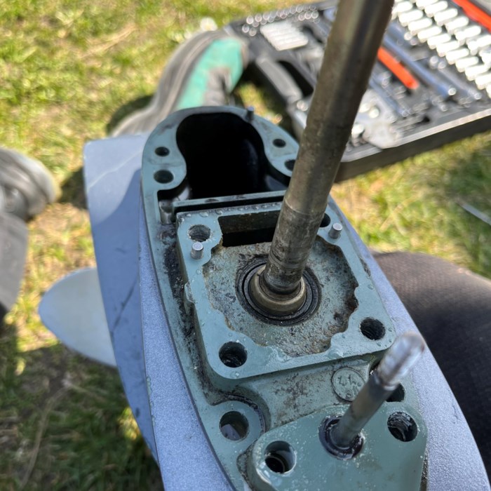Bådmotor kommer ikke vand...