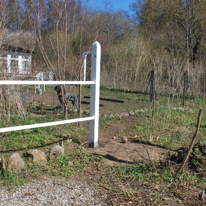 Plankeværk.