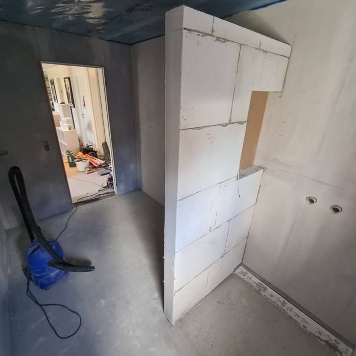 Tilbygning af garage Bryggers og to badeværelser