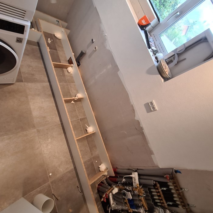 Tilbygning af garage Bryggers og to badeværelser