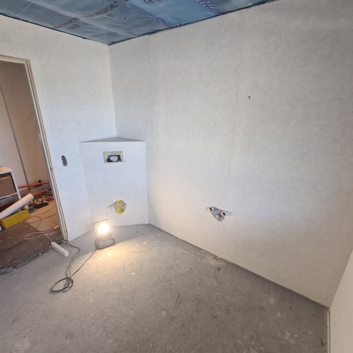 Tilbygning af garage Bryggers og to badeværelser
