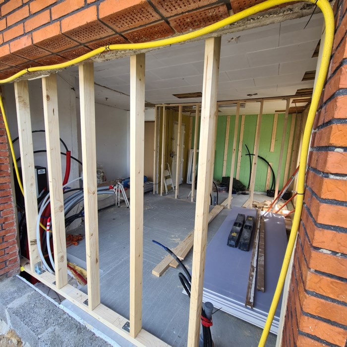 Tilbygning af garage Bryggers og to badeværelser