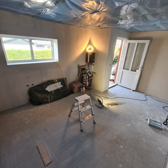 Tilbygning af garage Bryggers og to badeværelser