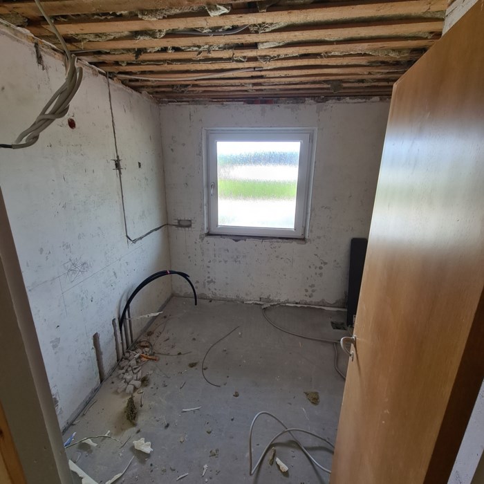 Tilbygning af garage Bryggers og to badeværelser