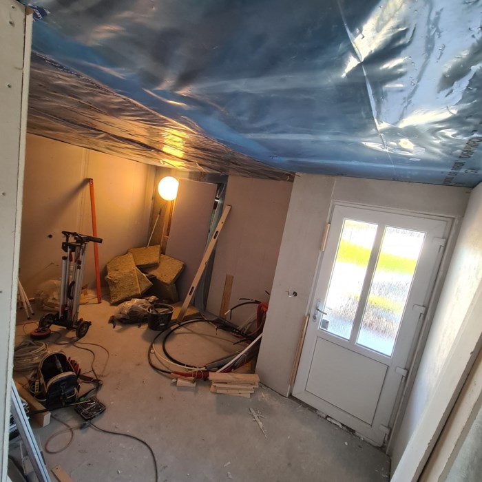 Tilbygning af garage Bryggers og to badeværelser