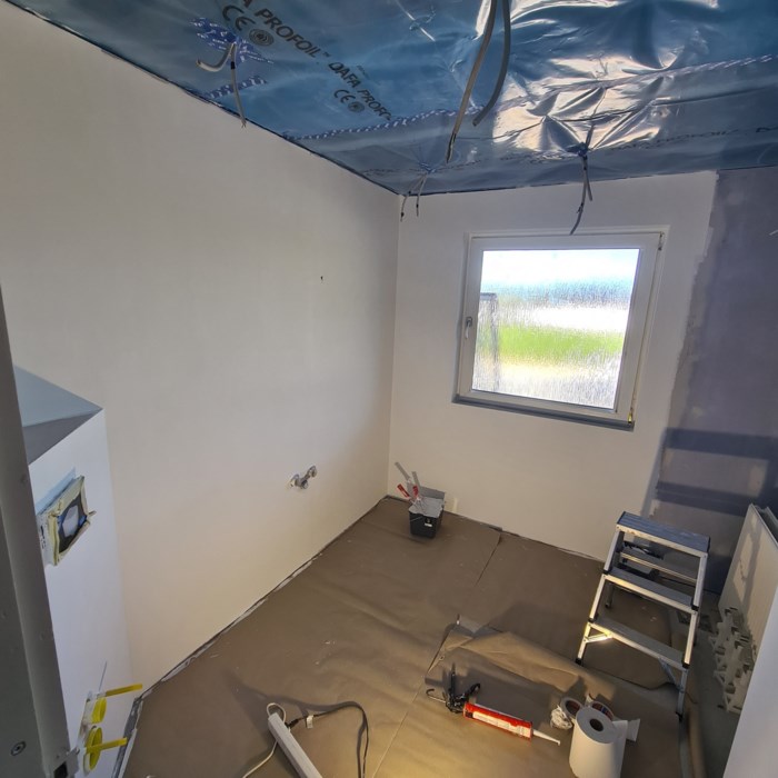 Tilbygning af garage Bryggers og to badeværelser