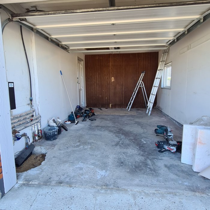 Tilbygning af garage Bryggers og to badeværelser