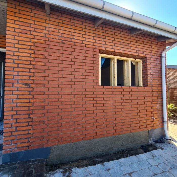 Tilbygning af garage Bryggers og to badeværelser