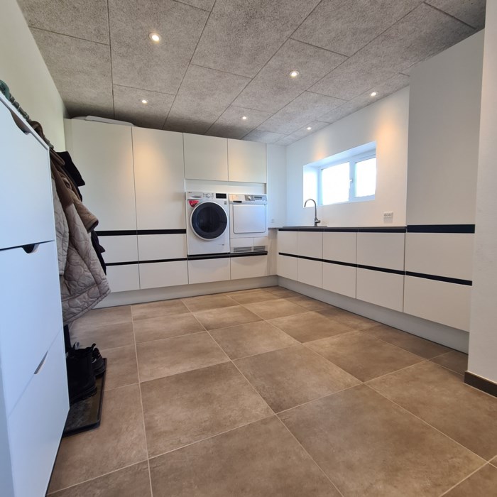Tilbygning af garage Bryggers og to badeværelser