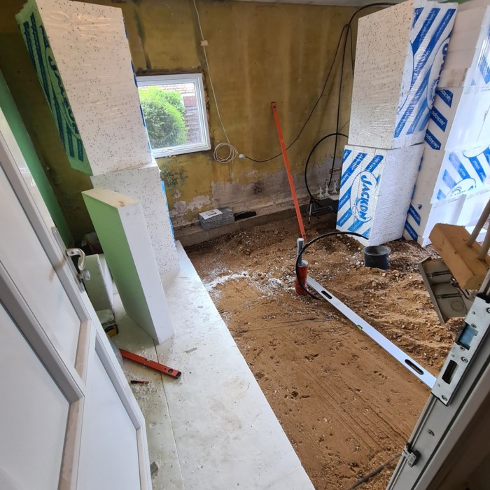 Tilbygning af garage Bryggers og to badeværelser