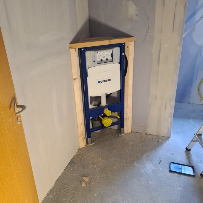 Tilbygning af garage Bryggers og to badeværelser