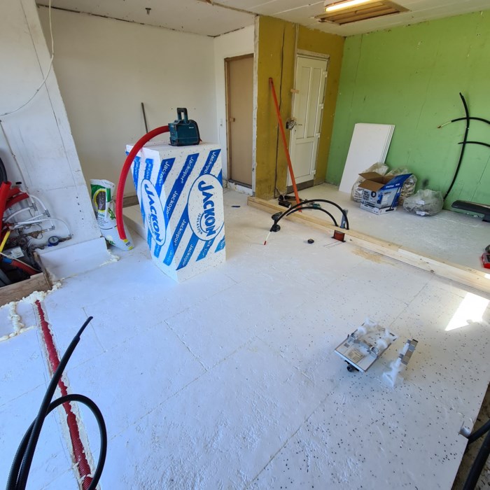 Tilbygning af garage Bryggers og to badeværelser