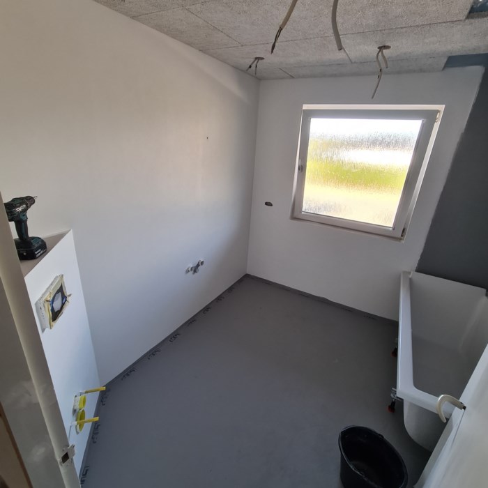 Tilbygning af garage Bryggers og to badeværelser