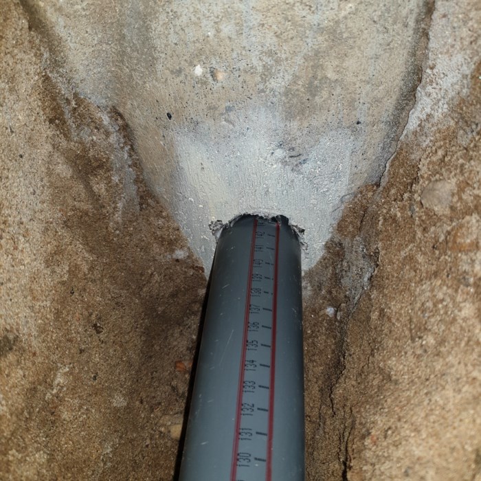 Udvide betonhul