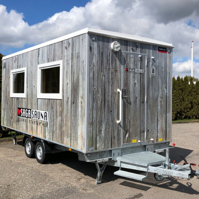 Sauna på trailerMobil sauna...
