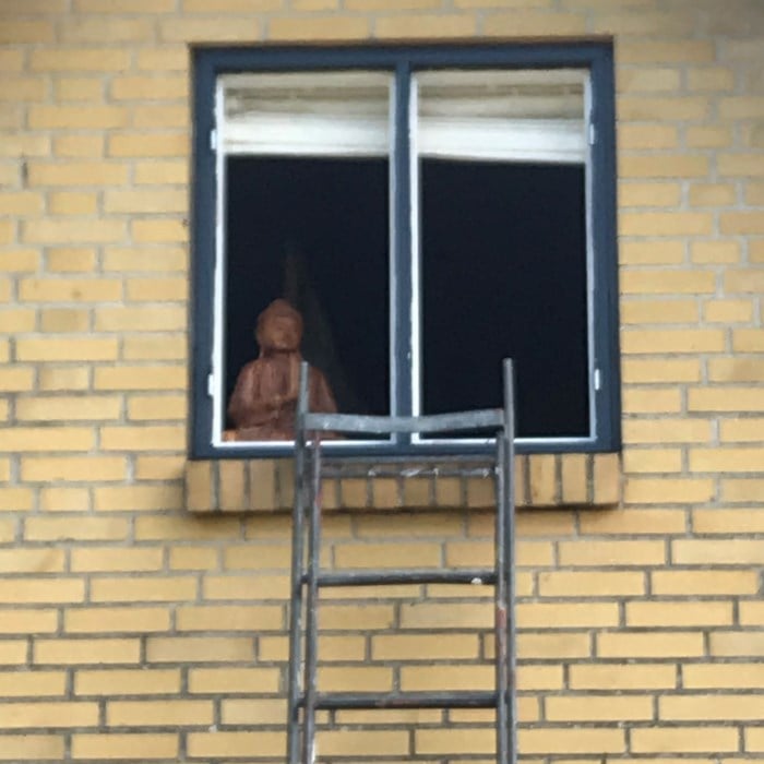 skifte glas og male gamle vinduer