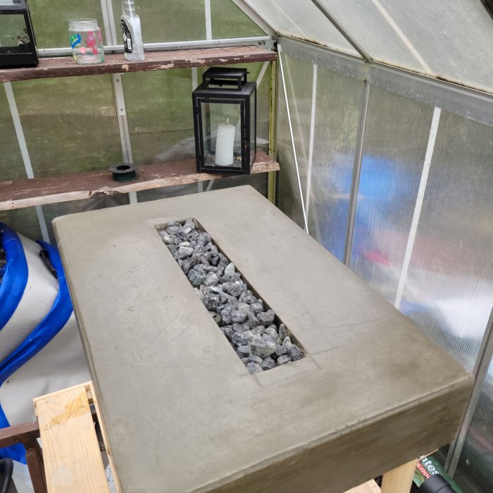 Betonbord til haven