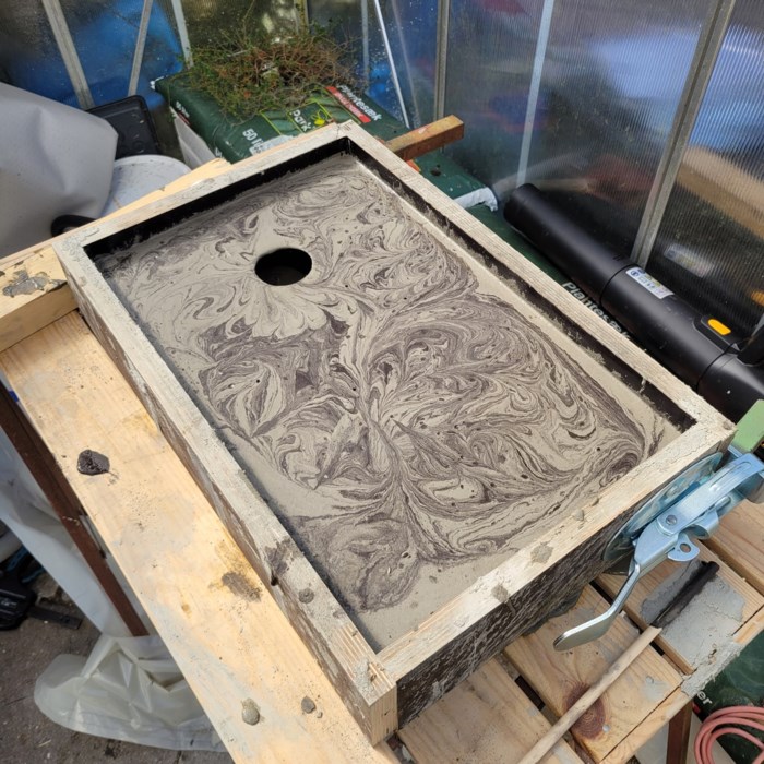 Betonbord til haven