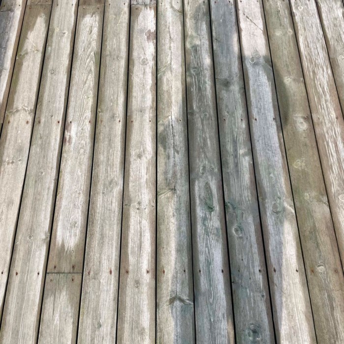 Opfriskning af terrasse.