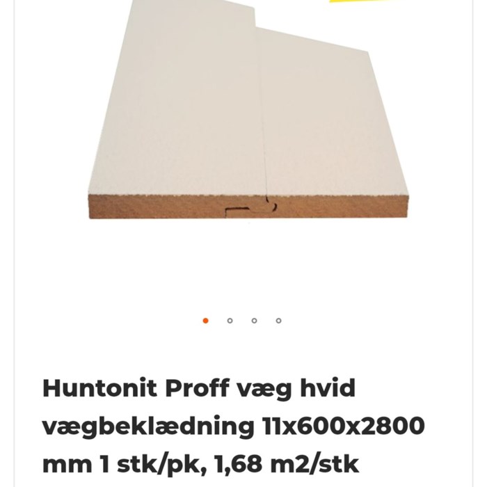 Huntonit Proff væg
