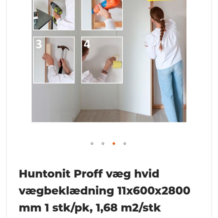 Huntonit Proff væg