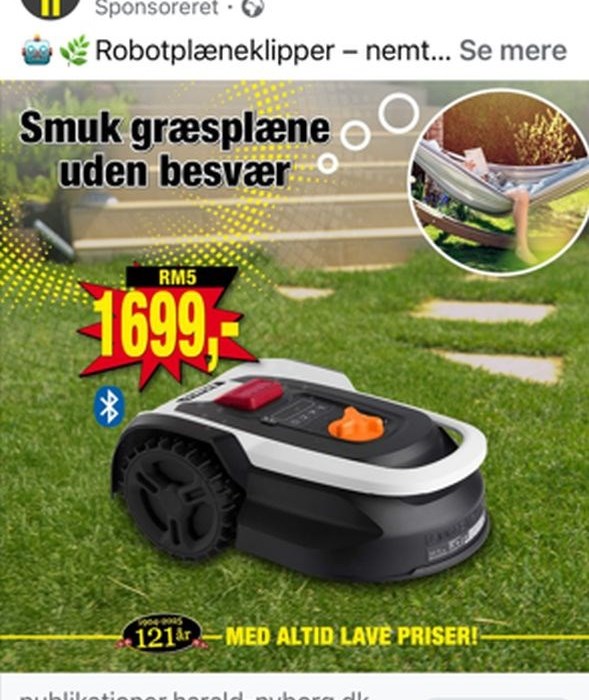 Robotplæneklipper - erfaringer og reparation