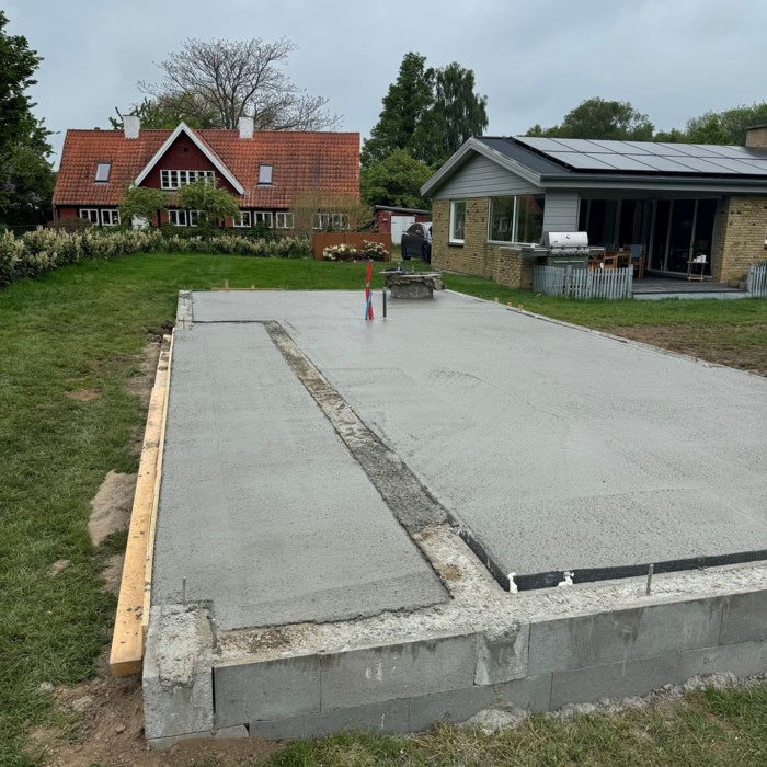 Nyt haveskur isoleret til blandt andet planteopbevaring