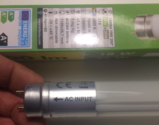 reservedele Kor falme LED lystofrør T8....hvordan gør man? | Lav-det-selv.dk
